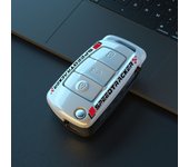 New Carbon fiber ABS Matte Car Folding Key Cover Full Case Shell For Audi A3 8L 8P A4 B6 B7 B8 C6 4F RS3 Q3 Q7 TT 8L 8V S3 C5 C6