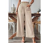 Women's Solid Color Casual Straight Leg Pants