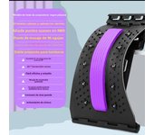 Masajeador de tracción de estiramiento lumbar Herniación de disco lumbar Masajeador de acupuntura Cojín acostado Columna vertebral Ortopédica lumbar
