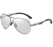 Nueva película en color para hombres, gafas de sol polarizadas, gafas de sol, patas de aluminio y magnesio
