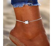 Heart Anklets Female Barefoot Sandals Foot Jewelry Leg Anklet On Foot Ankle Bracelets For Women Bohemian Beach Leg Chain