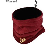 Calentador de Cuello de DOT suave para hambres y Mujeres, Abrigo Gruese, Máscara facial para tener el calor, bufanda Deportiva de Cuero de Lana, fashion