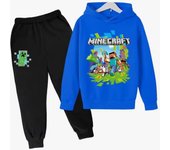 Conjunto de Sudadera con Capucha de Minecraft para Niños y Adolescentes Ropa Deportiva para Jogging