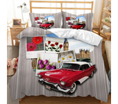Race Car Extreme Sports Cool Car Sports Bedding Set Boys Girls Twin Queen Size Duvet Cover Pillowcase Bed Kids Adult