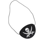 Performance Cosplay Mask Pirate Eye Mask Masquerade Mask Felt Skull Eye Mask White/Black Party