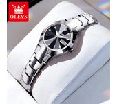 OLEVS Men's Watches Top Brand Luxury Original Quartz Wacth for Man Waterproof Tungsten Steel Case Strap Luminous Date Week Thin
