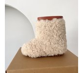 Botas de nieve para niños Zapatos de algodón para bebés de invierno Botas cortas Botas peludas para niñas