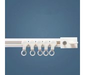 Strong Self Adhesive Curtain Track Without Punching Nano Sliding Track Silent Top Mounted Pulley Track Living Room