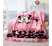 Cartoon Anime   Mouse, , Minnie Love Blanket Adult Bedroom Family Blanket Children's Gift