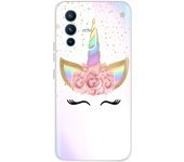 Silicone Case For Vivo V23 5G Phone Case Clear Soft TPU Cute Cat Flowers Capa Shell On Vivo V 23 V23 Pro V2130 Silicone Cases