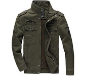 Bomber style military on men's tactical pilot casual jacket fashionable