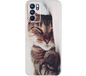 For OPPO Reno6 4G Case Fall Resistant Ultra Thin Slim Phone Case For OPPO Reno 6 CPH2235 Clear Matte Soft TPU Bumper Housing