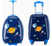 Maleta viaje maleta cabina estampada infantil 4 ruedas trolley maleta rigida dibujos infantiles 30X20X45CM