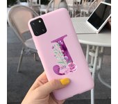 Fashion Alphabet Case For Samsung Galaxy Note 10 Lite Phone Cases Candy Color Back Cover For Samsung Note10 Lite SM-N770F Bumper