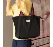 Capacity Reusable Drawstring Nylon Foldable Grocery Collapsible Shopping Eco Large Polyester Beach Bag Totes