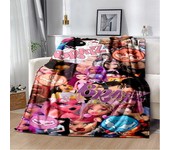 Bratz Cartoon 3D Printed Girls Blanket,Flannel Soft Throw Blanket for Home Bedroom Bed Sofa Picnic Office Hiking Cover Kids Gift