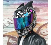 Casco integral moto mujer carretera trail aire libre hombre Equipo Protector