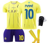 Children 2324 Real Madrid Home Jersey No. 9 Mbappe 5 Bellingham 7 Vinicius Football Uniform Sports Men's Suit