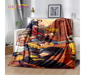Cartoon kingdom hearts games 3D soft flange blanket bedroom sofa for picnic, throw blanket cover outdoors fun gift