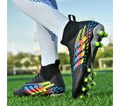 Botas de campo de fútbol para hombre, zapatos de fútbol de caña baja, botas de fútbol profesionales, tacos ultraligeros para ext