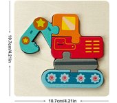 Kids Colorful 3D Puzzles Montessori Games Cartoon Animals Jigsaw Puzzle Children Educational Wooden Toys for Children