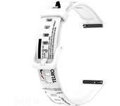 Watchband For Huawei Band 7 Wristband Pattern Silicone double color belt for huawei band7 strap Bracelet WristBands