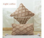 New 3D Plush Tufting Rattan Lattice Geometric Pillows Cover 4 Sizes Autunm Winter Cozy Warm Sofa Cushion Cover Living Room Decor