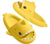 MoneRffi Sharklas Originales Niño Niña, Tiburon Chanclas Hombre Zapatillas de Tiburón Mujer,Sandalias Sharklas de Piscina