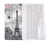 PU Leather Magnetic Stand Cover for Xiaomi Redmi Pad SE 11 inch 2023 Spanish Tablet Keyboard