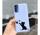 For OPPO Reno4 Pro 5G Case Soft Silicone Cartoon Animals Cactus Phone Case Back Cover For Reno 4 Pro 5g CPH2089 6.55" Matte Capa