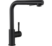 Grifo Cocina Negro, Grifo De Cocina Con Ducha Extraíble, Grifo De Cocina Fregadero Con Dos Tipos De Chorro De Agua, Grifo Fregadero De Acero Inoxidable, Fácil De Instalar, Caliente y Fria Agua