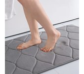 Memory Foam Bath Mat Anti-slip Shower Carpet Soft Foot Pad Decoration Floor Protector Absorbent Quick Dry Bathroom Rug