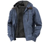 Sudaderas con Capucha para Hombres, con Cremallera Completa, Hasta Cálidas, Pesados, Abrigos de Invierno