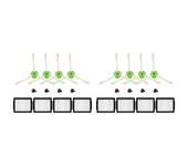 2set Replacement Parts Side Brush HEPA Filter Compatible for iRobot Roomba E5 E6 E7 I3 I4 I5 I7