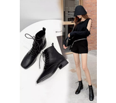Botines Chelsea De Charol Con Cordones Para Mujer