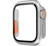 Glass+Case for Apple Watch 8 7 44mm 45mm 41mm 40mm Screen Protector Cover Change Ultra Bumper iWatch Series SE 6 5 4 Accessories
