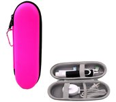 BIT Caja de almacenamiento de cepillo de dientes eléctrico EVA, carcasa dura, Estuche De Viaje para cepillo de dientes vacío, gran capacidad, resistente a impactos