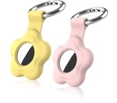 UMUST Silicone Apple Case with Keychain,Airtag Holder for AirTags Tracker, AirTag Cover Anti-Loss Tracker Accessories