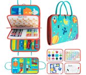 Juguete creativo para bebé, tablero educativo sensorial, actividad de mano, aprendizaje temprano, divertido para bebés y niños pequeños, 1 Juego