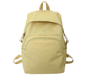 Mochila informal de gran capacidad para hombre y mujer, morral Universal para ordenador, 14 pulgadas, Color sólido