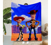 Cartoon Toy Story Alien Buzz Printed Blanket Picnic Blankets Warm Blanket Soft and Comfortable Blanket Home Travel Birthday Gift