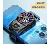 SL02 ABS Portable Mobile Phone Semiconductor Back-clip Cooling Fan Built-in Battery PUBG Game Cooler for IPhone Android Radiator