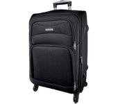 Maleta de Tela/ Lona Pequeña Equipaje de Mano Cabina Trolley 4 Ruedas Giratorias 360°. Tienda DORREGO
