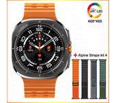 New Smartwatch 7 Ultra Men Full Touch Bluetooth Call Watch NFC Compass Sports Waterproof AMOLED Screen Women For Android ios ﻿