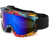 Anti-Fog Ski Goggles Snow Goggles Winter Snowboard Skiing Glasses Outdoor Sport Windproof Ski Mask Off Road Goggles Helmet