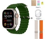 2025 New HK9 Ultra 2 MAX Smartwatch Bluetooth Call Heart Rate Detection Sports Mode Flashlight 1GB Memory AMOLED Compatible with Android IOS Smartwatch