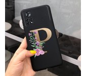For Xiaomi Poco X4 Pro 5G Case Soft Letters Alphabet Painted Phone Cover For Xiaomi Poco M4 Pro 4G Funda PocoX4 M4 Pro 2022 Capa