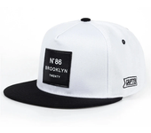 Sombrero de béisbol de BROOKLYN para hombre y mujer, gorra ajustable de algodón, Snapback, etiqueta de cuero, N86, Hip Hop, para
