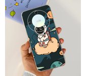 For Honor Magic 4 Lite Case ANY-LX1 ANY-LX2 ANY-LX3 Clear Cover Popular Flower Soft Silicone Funda For Honor Magic 5 6 Lite Para