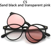 Hombre Mujer Gafas de sol polarizadas Gafas de sol con clip Monturas de gafas de sol